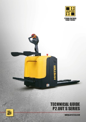 візок для ручного транспортування вантажів Hyster P2.0L