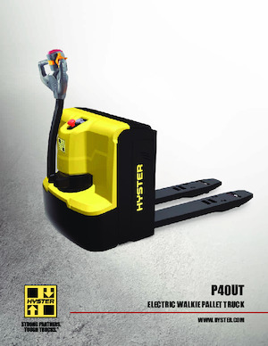 візок для ручного транспортування вантажів Hyster P40UT