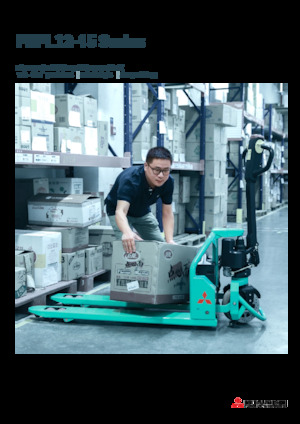 візок для ручного транспортування вантажів Mitsubishi PBPL12 IPTP 680 × 1000