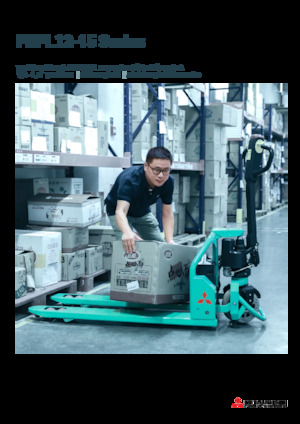 візок для ручного транспортування вантажів Mitsubishi PBPL12 IPTP 680 × 1000