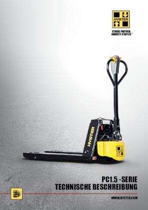 візок для ручного транспортування вантажів Hyster PC 1.5