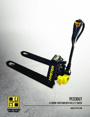 візок для ручного транспортування вантажів Hyster PCS30UT