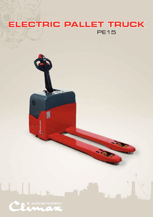 візок для ручного транспортування вантажів Climax PE 15