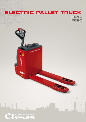 візок для ручного транспортування вантажів Climax PE 18