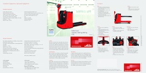 візок для ручного транспортування вантажів Linde T16L ION