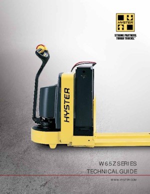візок для ручного транспортування вантажів Hyster W65Z