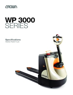 візок для ручного транспортування вантажів Crown WP 3035