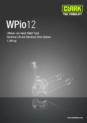 візок для ручного транспортування вантажів Clark Wpio 12