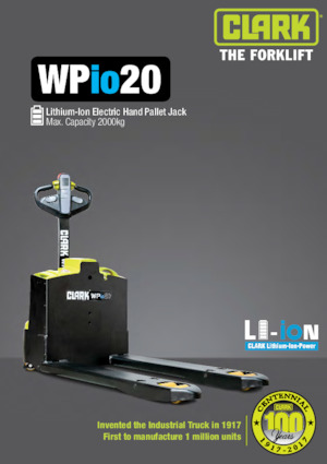 візок для ручного транспортування вантажів Clark Wpio 20