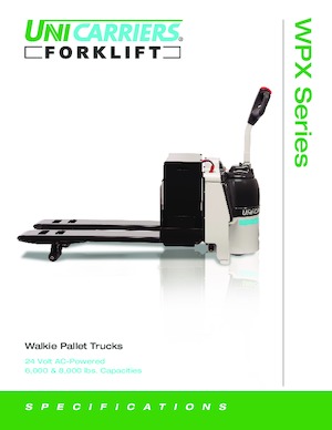 візок для ручного транспортування вантажів UniCarriers WPX60B