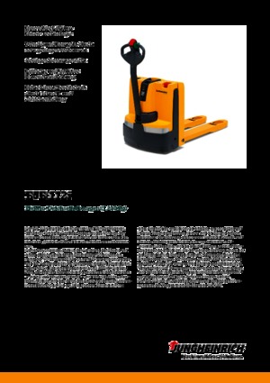 візок для ручного транспортування вантажів Jungheinrich EJE 112i