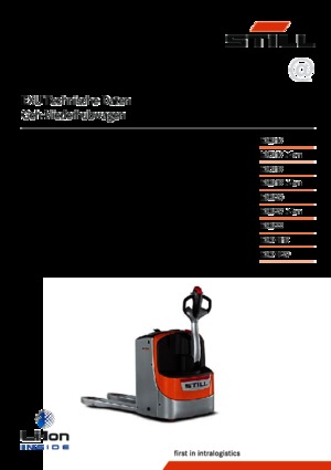 візок для ручного транспортування вантажів Still EXU 18