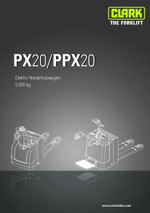 візок для ручного транспортування вантажів Clark PX 20