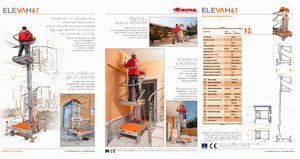 Підйомники з однією вертикальною щоглою Faraone Elevah 61