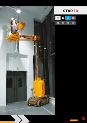 Підйомники з однією вертикальною щоглою Haulotte Star 10