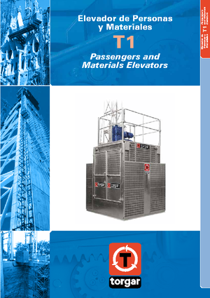 Підйомники з однією вертикальною щоглою Saltec T 1 CR 15