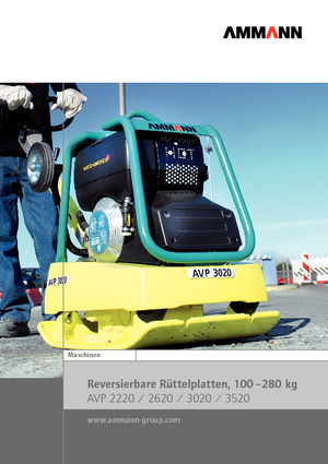 Реверсивні віброплити Ammann AVP 2220