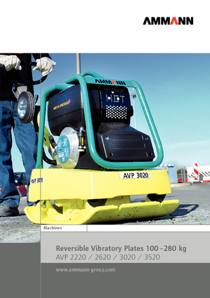Реверсивні віброплити Ammann AVP 2220