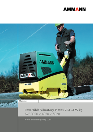 Реверсивні віброплити Ammann AVP 5920