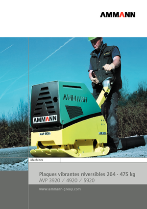Реверсивні віброплити Ammann AVP 5920