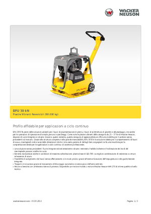 Реверсивні віброплити Wacker BPU 3050 A