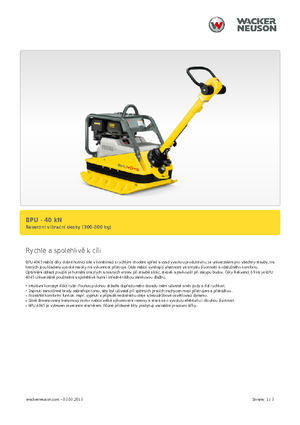 Реверсивні віброплити Wacker Neuson BPU 4045 A