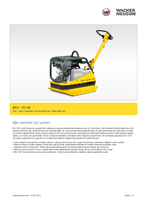 Реверсивні віброплити Wacker Neuson BPU5545A 