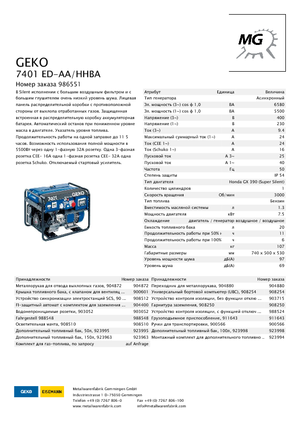 Бензинові електрогенератори Geko ® 7401 ED-AA/HHBA