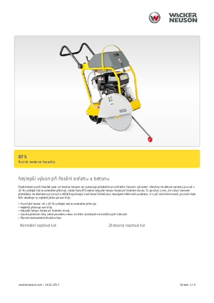 Швонарізники Wacker BFS 1350 ALS