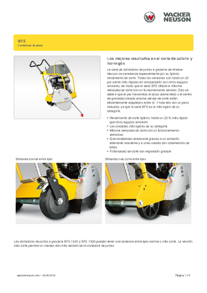 Швонарізники Wacker Neuson BFS 1345 Az