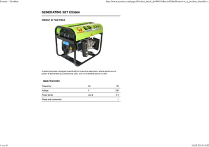 Бензинові електрогенератори PRAMAC Lifter ES 3000