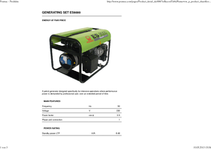 Бензинові електрогенератори PRAMAC Lifter ES 8000