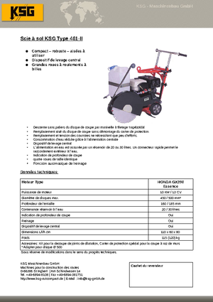 Швонарізники KSG-Maschinenbau KSG 461