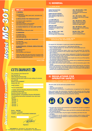 Швонарізники Cuts Diamant MC 301 HB