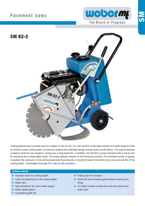 Швонарізники weber mt SM 62-2