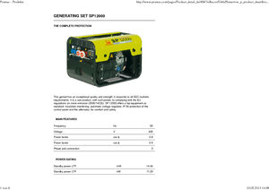 Бензинові електрогенератори PRAMAC Lifter SP 12000