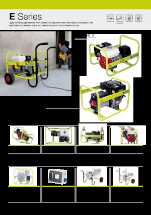 Бензинові електрогенератори PRAMAC Lifter E 8000