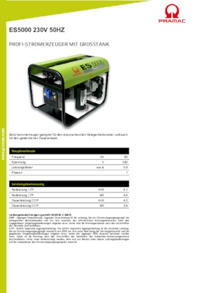 Бензинові електрогенератори PRAMAC Lifter ES 8000
