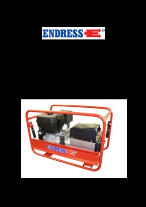 Бензинові електрогенератори Endress ESE 804 SDHS-DC / 40-220 A