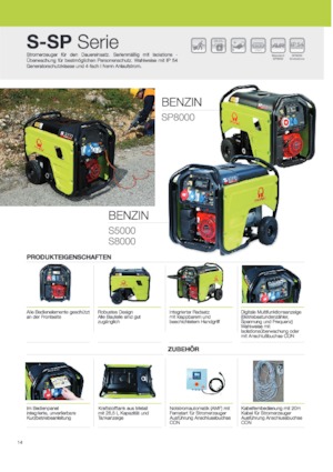 Бензинові електрогенератори PRAMAC Lifter SP 8000