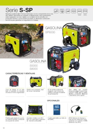 Бензинові електрогенератори PRAMAC Lifter SP 8000