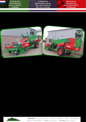 Зернозбиральні комбайни Basrijs Plant harvester medium large BRP/ML