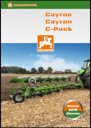 Плуги Amazone Cayros XM 3-1050 S