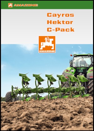 Плуги Amazone Cayros XM 3-1050 S