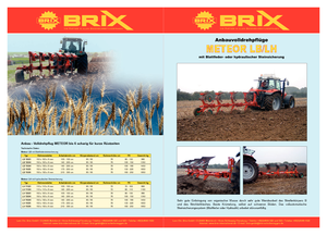 Плуги Brix Meteor LH 110