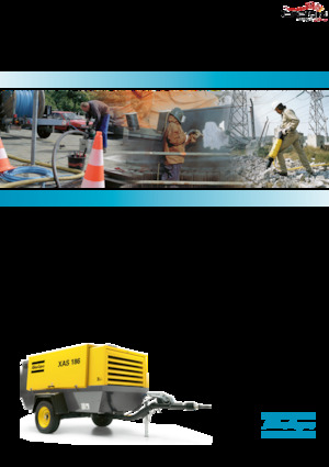 Портативні повітряні компресори: дизельні, електричні, бензинові Atlas Copco XAHS 186 Dd