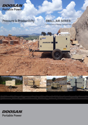 Портативні повітряні компресори: дизельні, електричні, бензинові Doosan P250