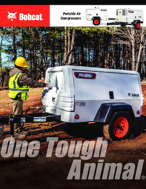 Портативні повітряні компресори: дизельні, електричні, бензинові Bobcat PA1600VP