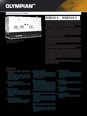 Дизельні генератори Caterpillar XQE100