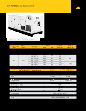 Дизельні генератори Caterpillar XQP500